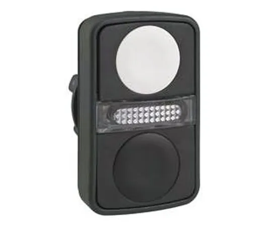 64-1387-37　Schneider Electric Harmony XB5 Series, Black, White Push Button Head, Momentary, 22.4mm Cutout　ZB5AW7A1720