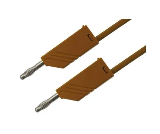 64-0681-26　Hirschmann Test & Measurement Test lead, 32A, 30 V ac, 60 V dc, Brown, 2m Lead Length　934066105
