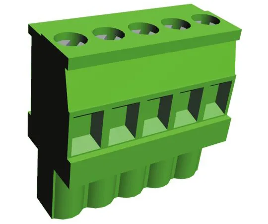 64-1411-58　TE Connectivity Buchanan, 5 Way Pluggable Terminal Block　284041-5