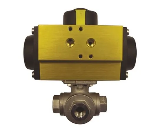64-1284-20　RS Actuated Valve Stainless Steel 3 Way, 1-1/2in Pipe Size　799-8787