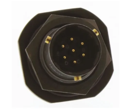 64-1362-50　Amphenol 62GB Series, 7 Way Panel Mount MIL Spec Circular Connector Receptacle, Pin Contacts,Shell Size 10, Bayonet　62GB-57A10-07PN