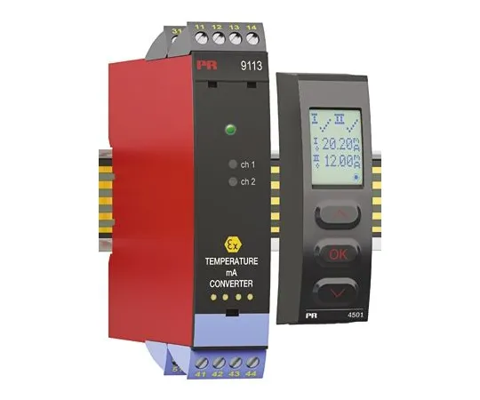 64-1274-46　2 Channel Temperature barrier With Analogue Output, 250 V ac max　9113BB