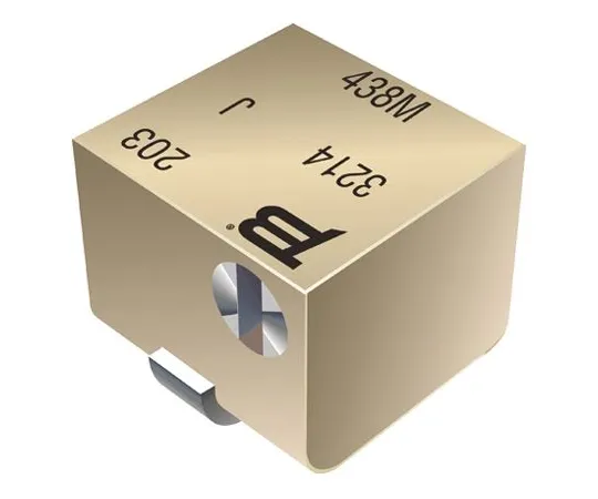 64-1273-87　50kΩ SMD Trimmer Potentiometer 0.25W Side Adjust Bourns 3214 Series　3214J-1-503E