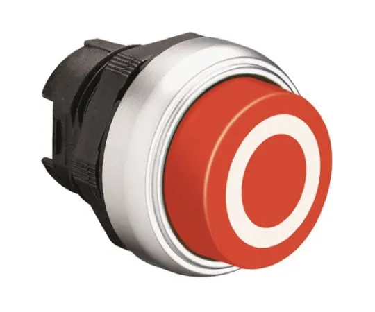 64-1249-57　Lovato Platinum Series, Red Push Button Head, Spring Return, 22.3mm Cutout　LPCB2104