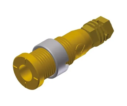 64-0682-05　2mm safety panel socket,yellow,CAT III　975454703