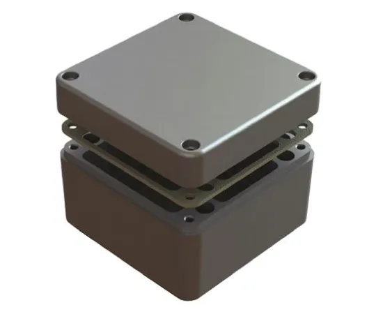 64-0676-36　Deltron 486, Aluminium Enclosure, IP68, Shielded, 120 x 120 x 80mm　486-121208-68