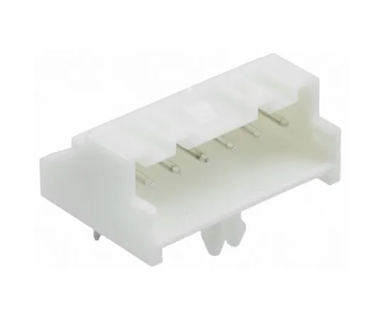 64-1342-94　TE Connectivity Economy Power 2.5, 6 Way, 1 Row, Right Angle PCB Header　1744426-6