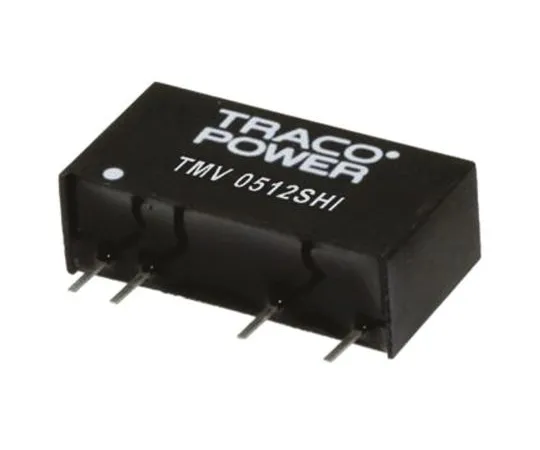 64-1376-99　TRACOPOWER TMV HI 1W Isolated DC-DC Converter Through Hole, Voltage in 10.8 → 13.2 V dc, Voltage out 9V dc　TMV 1209SHI