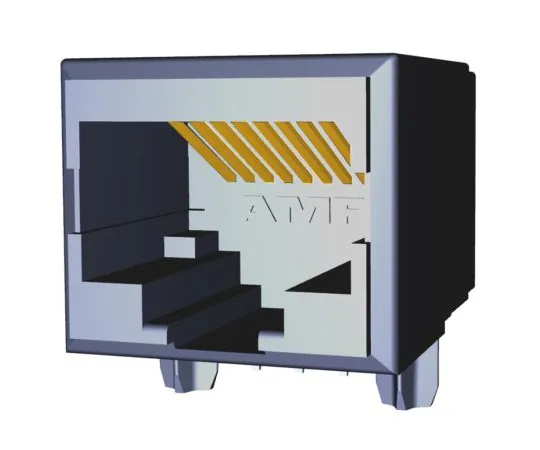 64-1407-54　TE Connectivity 5558341 Series, Female Cat5e RJ45 Socket　5558341-1