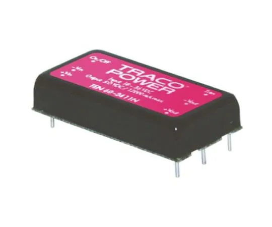 64-0686-92　TRACOPOWER TEN 60N 60W Isolated DC-DC Converter Through Hole, Voltage in 9 → 18 V dc, Voltage out 15V dc　TEN 60-1213N