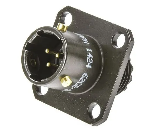 64-1361-96　Amphenol 62GB Series, 3 Way Flange Mount MIL Spec Circular Connector Receptacle, Pin Contacts,Shell Size 8, Bayonet　62GB-50T08-33PN