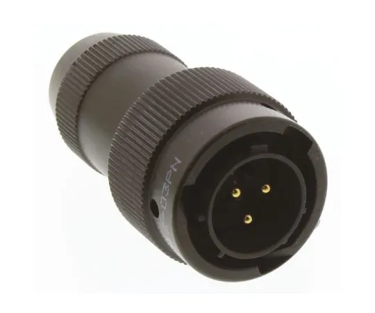 64-1361-90　Amphenol 62GB Series, 3 Way Cable Mount MIL Spec Circular Connector Plug, Pin Contacts,Shell Size 12, Bayonet Coupling,　62GB-16J12-03PN