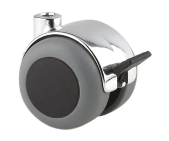64-1268-41　Tente Stem Swivel Castors 5525PJI050L51-8, 40kg, Rubber tyres　5525PJI050L51-8