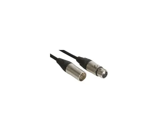 64-0674-52　Van Damme XLR Audio Video Cable Assembly 10m Black Male XLR5 to Female XLR5　401-029-001