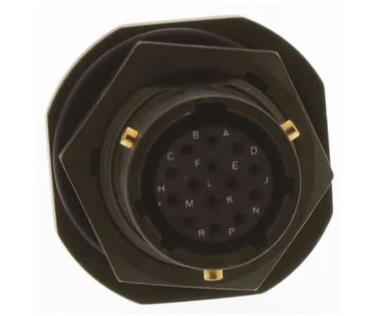 64-1362-57　Amphenol 62GB Series, 14 Way Panel Mount MIL Spec Circular Connector Receptacle, Socket Contacts,Shell Size 12, Bayonet　62GB-57A12-14SN