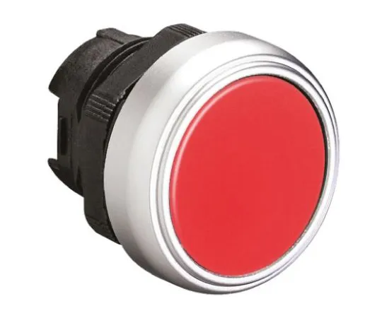 64-1249-52　Lovato Platinum Series, Red Push Button Head, Spring Return, 22.3mm Cutout　LPCB104