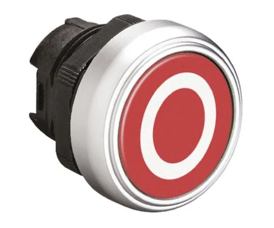 64-1249-54　Lovato Platinum Series, Red Push Button Head, Spring Return, 22.3mm Cutout　LPCB1104