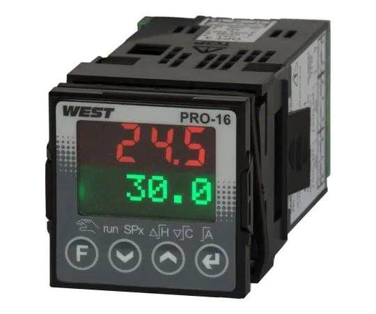 64-1274-11　West Instruments KS20 PID Temperature Controller, 48 x 48mm, 6 Output Relay, 100 → 240 V ac Supply Voltage　KS20-10TRDR020-01
