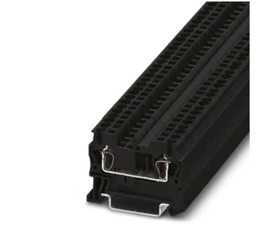 64-1303-07　Phoenix Contact, ST 2.5 BK Series , 800 V Feed Through Terminal Block, Spring Cage Termination　3037122