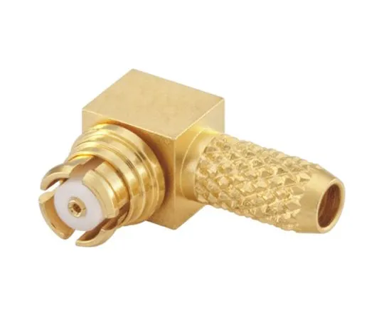 64-1398-41　Rosenberger Right Angle 50Ω Cable Mount SMP Connector jack, Crimp, Solder Termination Flexible Full Detent　19K201-302L5