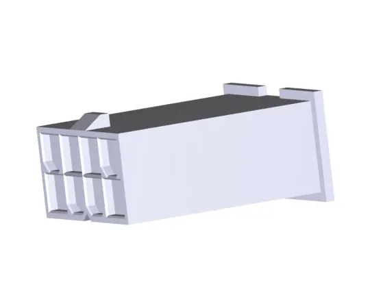 64-1342-46　TE Connectivity VAL-U-LOK Male Connector Housing, 4.2mm Pitch, 6 Way, 2 Row　1969612-6
