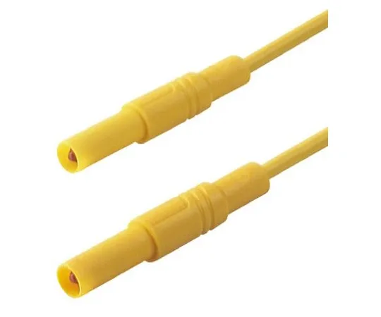 64-0681-33　Hirschmann Test & Measurement Test lead, 32A, 1000V ac/dc, Yellow, 1m Lead Length　934075103
