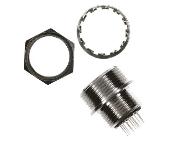 64-1250-66　Hirose HR10 Series Micro Panel Mount Connector, 12 contacts Socket　HR10A-10TR-12PB(73)