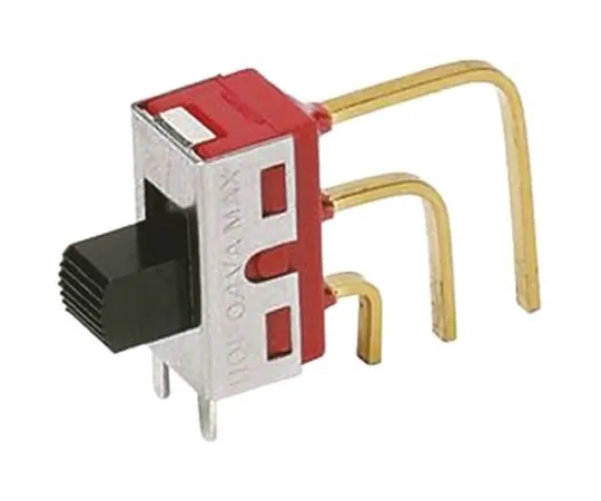 64-0682-80　PCB Slide Switch Single Pole Double Throw (SPDT) Latching 400 mA @ 20 V Slide　1101M2S3AV2BE2