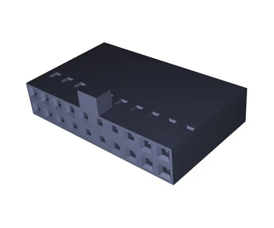 64-1277-79　TE Connectivity AMPMODU Short Point Female Connector Housing, 2.54mm Pitch, 20 Way, 2 Row　104483-3