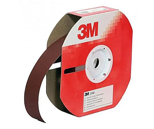 64-1319-85　3M Fine Aluminium Oxide Utility Cloth Roll, 25mm　314D CLOTH ROLL P120 25MM