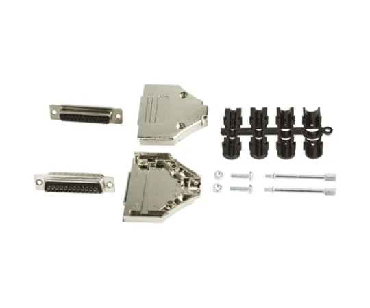 64-0682-53　MHDTPK Series, 25 Way D-Sub Socket Connector Kit With Hood and Inserts　MHDTPK25-DB25S-K