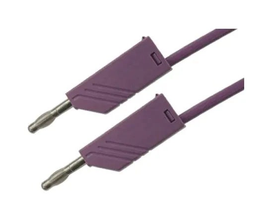 64-0681-21　Hirschmann Test & Measurement Test lead, 32A, 30 V ac, 60 V dc, Violet, 1m Lead Length　934063109