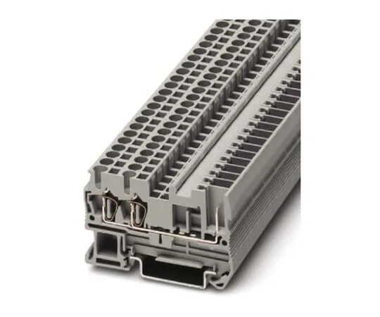 64-1601-11　Phoenix Contact, ST 2.5-TWIN/ 1P OG Series , 500 V Feed Through Terminal Block, Plug In, Spring Cage Termination　3061091