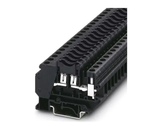 64-1572-84　Phoenix Contact, Black, UK6-FSI/C-LED60 Series, 30A 1 F***d DIN Rail Terminal　3001939