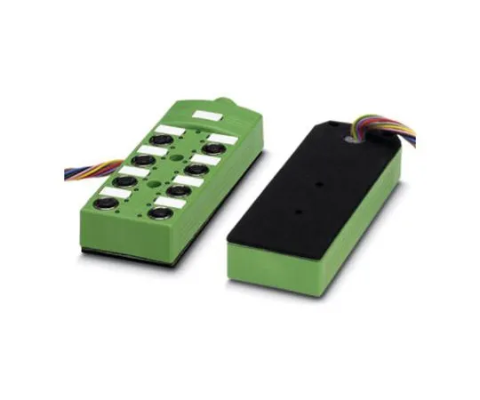 64-1573-33　Phoenix Contact SACB-8/ 8-L-PUR SCO OTB 1.5M Series M12 Sensor Box, 8 Port　1437245