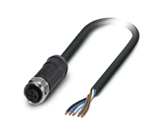64-1620-90　Phoenix Contact M12 5-Pin Female Cable & Connector　1407259