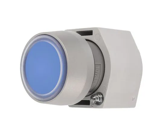 64-1631-67　Modular Switch Body, IP65, Blue, Panel Mount, Momentary for *** with Eao 04 Series Contact Block -25°C +50°C　704.013.6