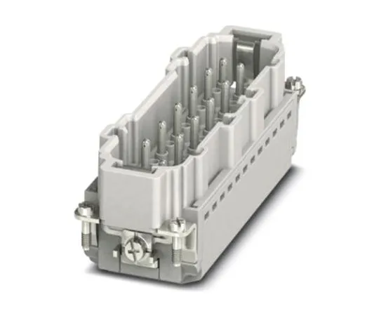 64-1614-06　HC-HV10-I-PT-M Series Contact Insert,12P+E, Rated At 16A, 500 V　1407741