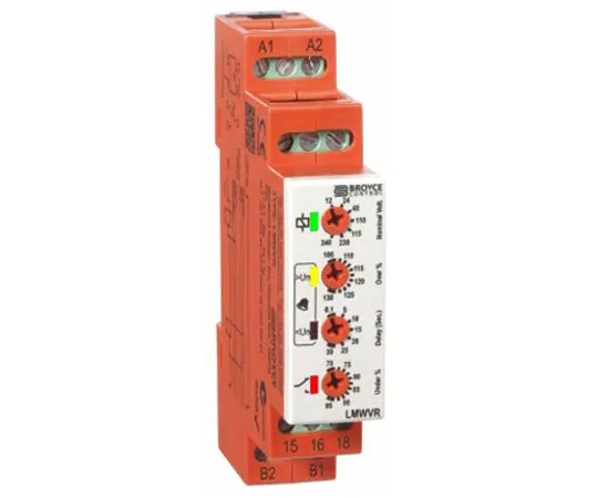 64-1527-57　Broyce Control L-Series Voltage Monitoring Relay With SPDT Contacts, 24 → 230 V ac/dc　LMWVR 12-240V AC/DC