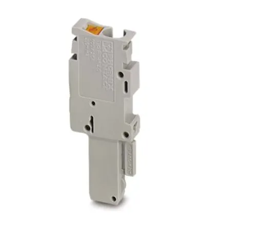 64-1585-55　Phoenix Contact PP-H 1.5/S/1-M PCB Terminal Block, 1 Way/Pole, Push In Terminals, 0.14 → 1.5 mm², PA, 500 V　3212688