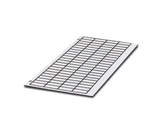 64-1580-86　Phoenix Contact White Address Label, 52mm, Pack of 9　0806958
