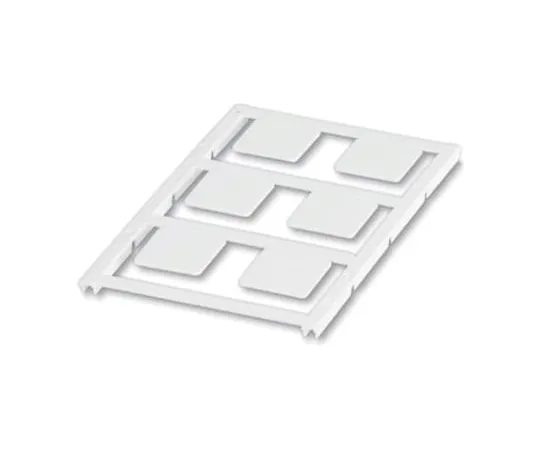 64-1599-79　Phoenix Contact White Address Label, 22 x 22mm, Pack of 6　0825463