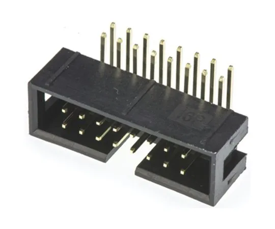 64-1477-09　Amphenol T821, 16 Way, 2 Row, Right Angle PCB Header　T821116A1R100CEU