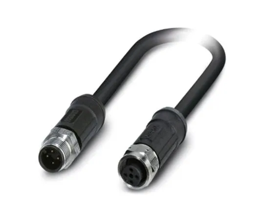 64-1583-88　Phoenix Contact M12 4-Pin - M12 4-Pin Male - Female Cable & Connector　1454189
