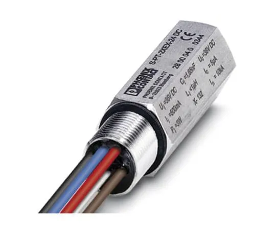 64-1537-27　Phoenix Contact S-PT-2XEX-24DC Series 25 V ac, 36 V dc Maximum Voltage Rating 20kA Maximum Surge Current Surge Arrester　2800040