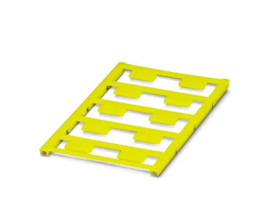64-1581-84　Phoenix Contact Yellow Address Label, 17 x 9mm, Pack of 10　0822628