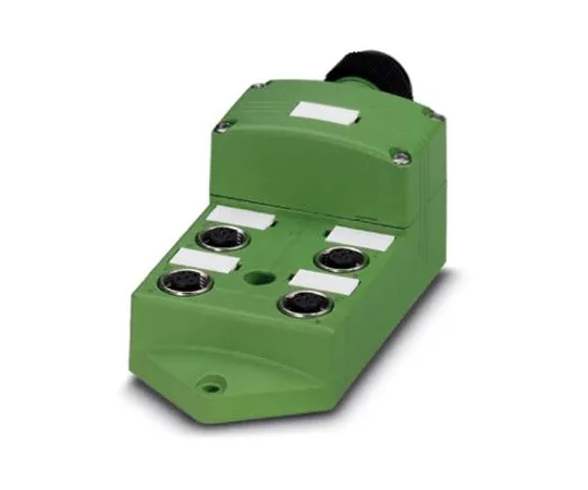 64-1573-36　Phoenix Contact SACB Series M12 Sensor Box, 4 Port　1437258