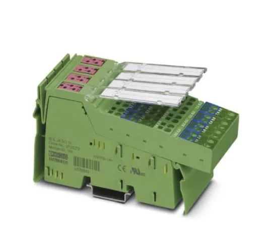 64-1567-05　Phoenix Contact IB IL 24 DO 16-2MBD-PAC PLC I/O Module 16 Outputs 8 A, 140.5 x 48.8 x 71.5 mm　2862013