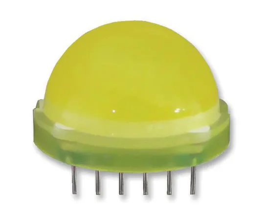 64-1640-12　6 → 8 V Yellow LED 20 mm Through Hole, Kingbright BIG LAMP DLC/6YD　DLC/6YD