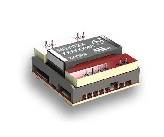 64-1535-38　Murata Power Solutions MGJ3 3W Isolated DC-DC Converter Surface Mount, Voltage in 9 → 18 V dc, Voltage out 5/15V　MGJ3T12150505MC-R7